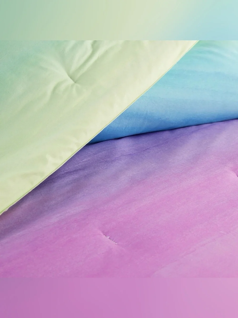 Nwot Pottery Barn | Watercolor Rainbow Ombre Comforter Bedding in Full/Queen